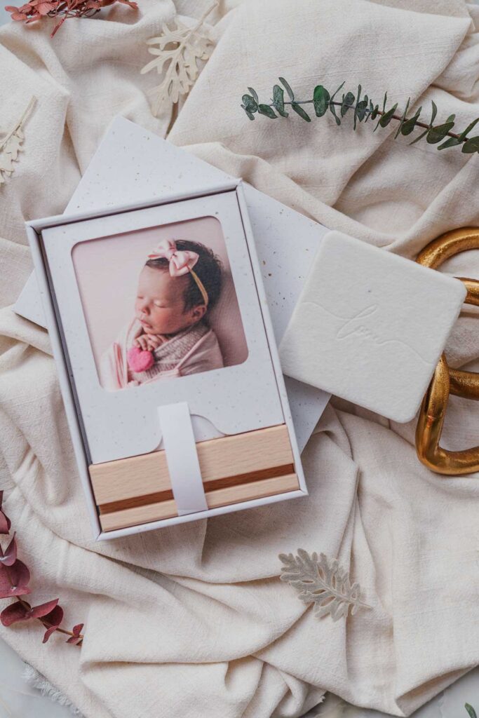 Giftable Keepsakes for Newborn Photography Session in Orlando, Florida